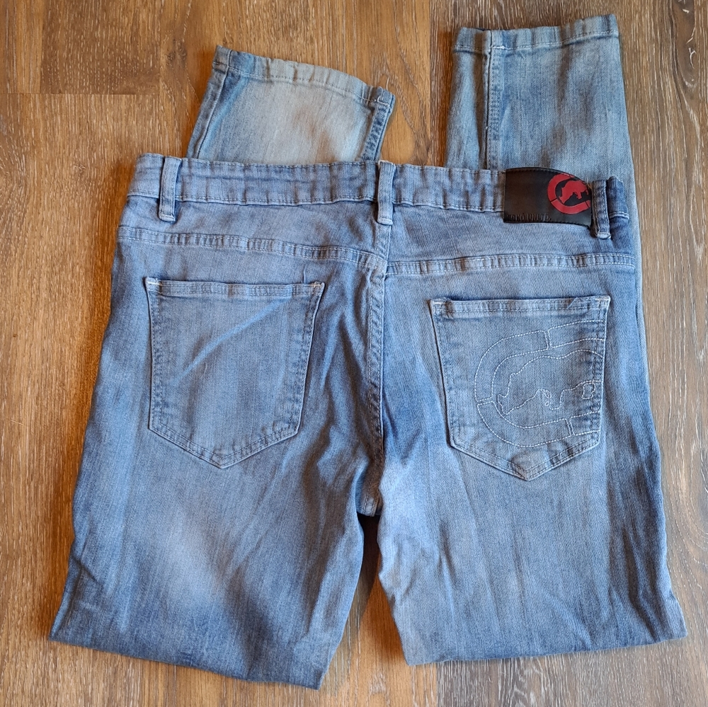 36 Waist Ecko Unlimited Skinny Jeans - Picture 2 of 6